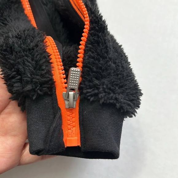 Nike Baby Fleece Bodysuit Size 6 Months Full Zip NWT - Picture 9 of 11